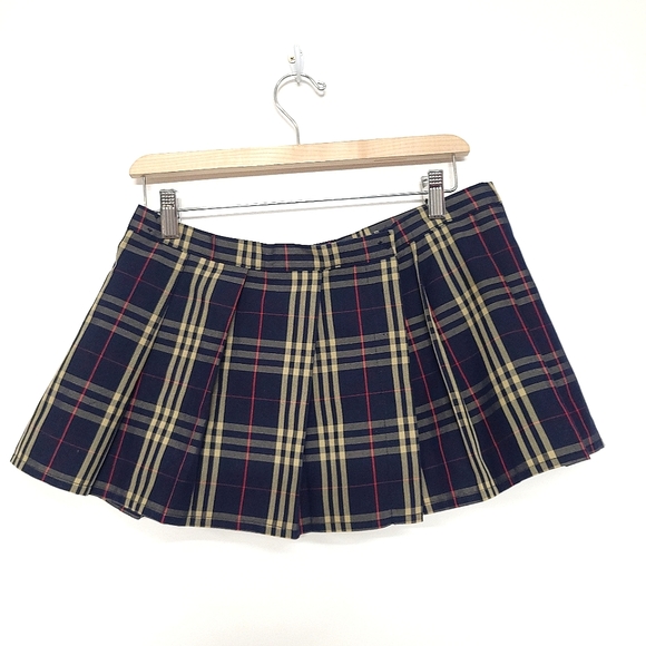Side Pleat Uniform Skirt, vintage size XLarge - Picture 1 of 10